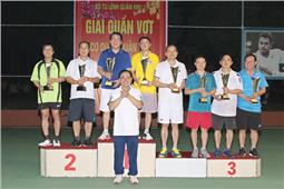 Giải quần vợt cơ quan Quân khu Xuân Canh Tý thành công tốt đẹp